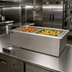 Thumbnail image #2 for Duke Manufacturing Electric Insulated Drop-In Hot Food Well with 2 Full-Size Pans and Remote Controls