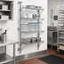 Thumbnail image #2 for Metro Super Erecta 4-Tier 24-Inch Chrome Plated Post-Type Mid Unit Wall Mount