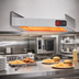 Thumbnail image #2 for Nemco 36-Inch Single Infrared Strip Heater with Infinite Temperature Control, 240V