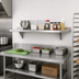 Thumbnail image #2 for Advance Tabco Special Value Series Wall-Mounted Stainless Steel Shelf, 42
