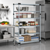 Thumbnail image #2 for Quantum 5-Shelf Stationary Solid Shelving Starter Kit, 42-Inch W x 18-Inch D x 74-Inch H