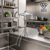 Thumbnail image #2 for T&S Brass Single-Hole Deck-Mount Double Pantry Mixing Faucet with Quarter-Turn Cerama Cartridges, Lever Handles, and Swivel Outlet