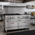 Thumbnail image #2 for Southbend Ultimate 60-Inch Gas Restaurant Range with 4 Open Burners, 36-Inch Griddle, and 2 Cabinets