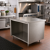 Thumbnail image #2 for Advance Tabco EB-SS-306 72-Inch x 30-Inch Stainless Steel Work Table with Open Front Cabinet Base