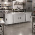 Thumbnail image #3 for BK Resources 84-Inch Enclosed Chef Table with Sliding Doors, 304 Stainless Steel