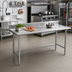 Thumbnail image #2 for Advance Tabco Special Value Series Stainless Steel Work Table with 5-Inch Backsplash, 84 x 24 Inches