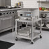 Thumbnail image #2 for Designer Series Stainless Steel Equipment Stand with Open Base and Undershelf, 18
