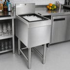 Thumbnail image #2 for Eagle Group Spec-Bar B30IC-19 30"W x 19"D Stainless Steel Underbar Ice Bin/Cocktail Unit, 84 lb. Capacity, Without Cold Plate