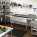 Thumbnail image #2 for Advance Tabco Special Value Series 3-Compartment Fabricated Sink with Dual Drainboards, 66 Inch Wide