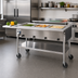 Thumbnail image #2 for Portable Electric 3-Well Hot Food Table with Open Base and Cutting Board, 51-Inch Wide