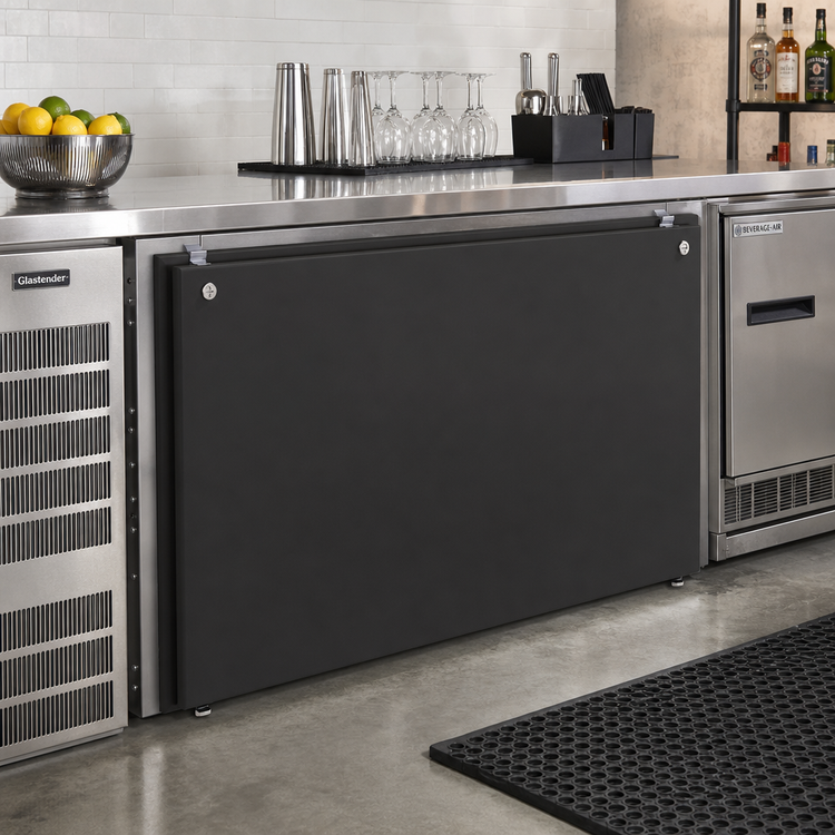 Product image #2 for Glastender 42-Inch Black Locking Cover for BLD-42 Underbar Units