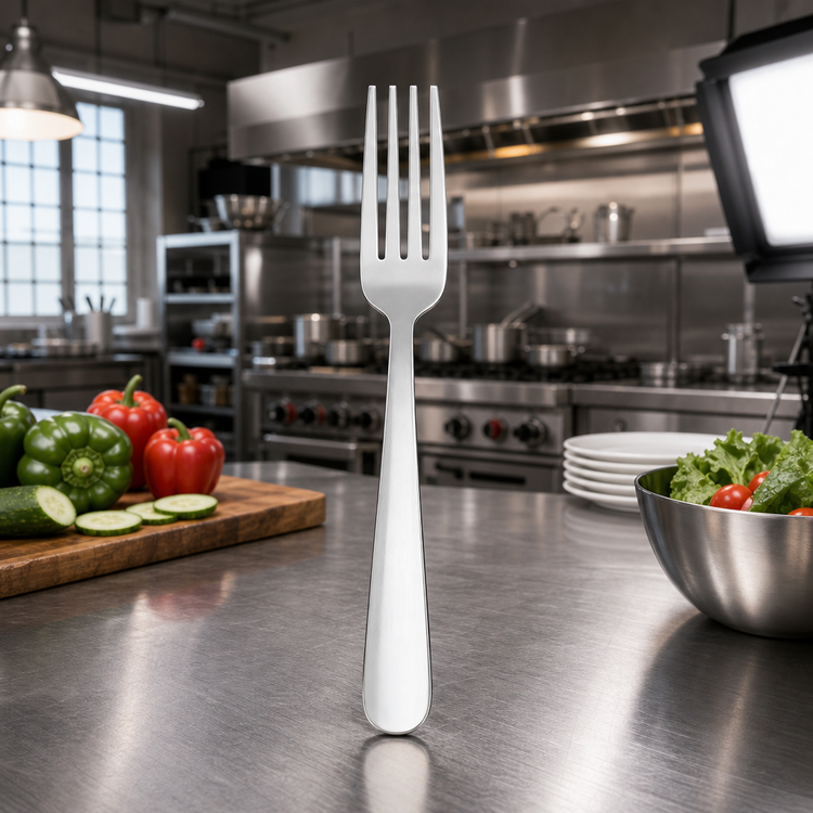 Product image #2 for Windsor #53 Medium Weight 18/0 Stainless Steel Vibro Finish Dinner Fork