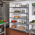 Thumbnail image #2 for Cambro Camshelving Elements XTRA 5-Shelf Vented Stationary Add-On Shelving Unit, 18