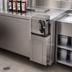 Thumbnail image #2 for Advance Tabco Prestige Single Soda Gun Holder, 6-Inch Wide x 25-Inch Deep, Stainless Steel, with Backsplash