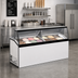 Thumbnail image #2 for Master-Bilt Low Curved Glass Ice Cream Dipping/Display Merchandiser, 16 Display / 12 Storage 3-Gallon Tubs