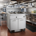 Thumbnail image #2 for Imperial Four-Tank Electric Floor Fryer with Built-In Space Saver Filter System, 75 lb. Oil Capacity Per Tank
