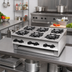Thumbnail image #2 for Comstock-Castle 30-Inch Countertop Gas Hot Plate, 6 Burners, Stainless Steel