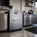 Thumbnail image #3 for Summit Commercial Summit Appliance SBC7BRSFRTPCFADA 24" Built-In Cold Brew Kegerator, Dual Front Taps, 5.3 cu. ft., Two 1/6 Kegs