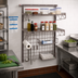 Thumbnail image #2 for Metro SmartWall Complete Prep Wall-Mounted Starter Unit with 2 Wire Shelves, Metroseal Gray