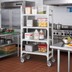 Thumbnail image #3 for Cambro Camshelving Premium High Density Mobile Starter Unit, 21 x 48 x 75-1/4 Inches, 4-Shelf Vented