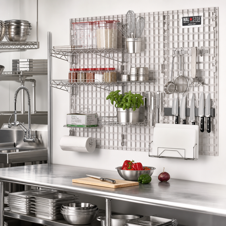 Product image #2 for WalStor Modular Wall System Grid Shelf, 16-3/4 x 16-3/4 Inches