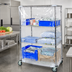 Thumbnail image #2 for Quantum Clear-Vinyl Wire Cart Cover with Velcro Flap, 24 x 60 x 63 Inches