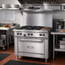 Thumbnail image #2 for Garland US Range U Series 36-Inch Gas Restaurant Range with 4 Open Burners, 12-Inch Griddle, Standard Oven, and Convection Oven