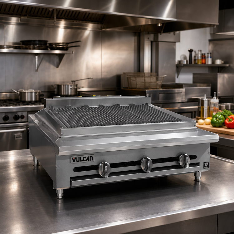 Product image #2 for Vulcan V Series VCBB36 36-Inch Heavy Duty Modular Gas Charbroiler