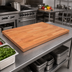 Thumbnail image #2 for John Boos Boos Block Blended Edge Grain American Cherry Kitchen Countertop, 36 x 36 x 1-1/2 Inches