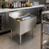 Thumbnail image #2 for 304 Stainless Steel Underbar Ice Bin with 2-Piece Sliding Lid, 24 x 18-1/2 x 30 Inches