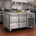 Thumbnail image #2 for Southbend Platinum 108-Inch Low-Height Self-Contained Refrigerator Base with 6 Drawers