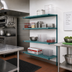 Thumbnail image #2 for Metro Super Erecta Pro Stationary Polymer Shelving Add-On Unit, 21 x 48 x 74 Inches, 4 Shelves