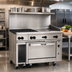 Thumbnail image #2 for Vulcan Endurance 48-Inch Commercial Gas Range with 4 Burners, 24-Inch Griddle, and Convection Oven