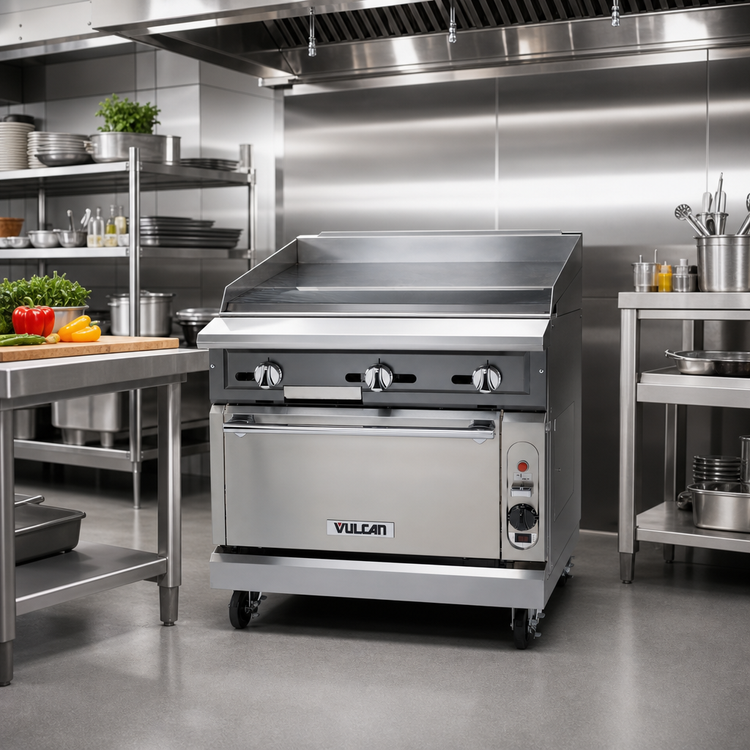 Product image #3 for Vulcan V Series 36-Inch Heavy Duty Modular Gas Griddle with Thermostatic Controls