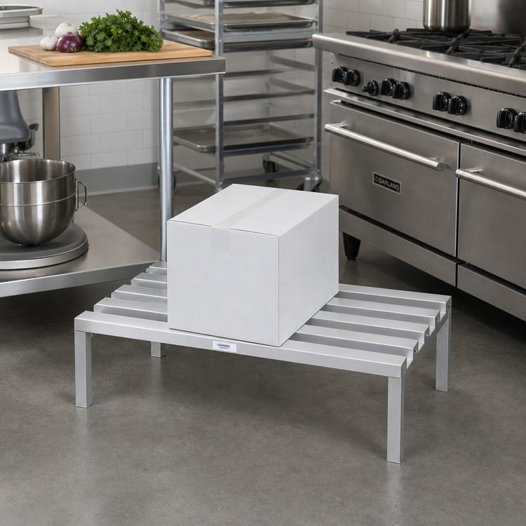 Product image #2 for Channel Manufacturing Standard Series Aluminum C-Channel Dunnage Rack, 24 x 20 x 12 Inches, 2,500 lb. Per Shelf