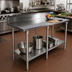 Thumbnail image #2 for BK Resources Stainless Steel Riser Work Table, 84