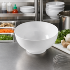 Thumbnail image #3 for American Metalcraft NBW120 120 oz Square Melamine Noodle Bowl, White Case of 8