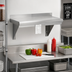 Thumbnail image #2 for Advance Tabco Wall-Mounted Stainless Steel Shelf with Check Minder, 36 Inch W x 12 Inch D