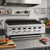 Thumbnail image #2 for Vulcan Achiever VACB60 Heavy Duty Countertop Radiant Gas Charbroiler, 62-1/8 Inch, 11 Burners