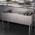Thumbnail image #2 for Glastender 54 Inch Underbar Combo Ice Bin/Cocktail Unit with 10-Circuit Cold Plate and Dual Bottle Wells