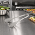 Thumbnail image #2 for 8-1/2 Inch Perforated Stainless Steel Serving Tongs with Satin Finish