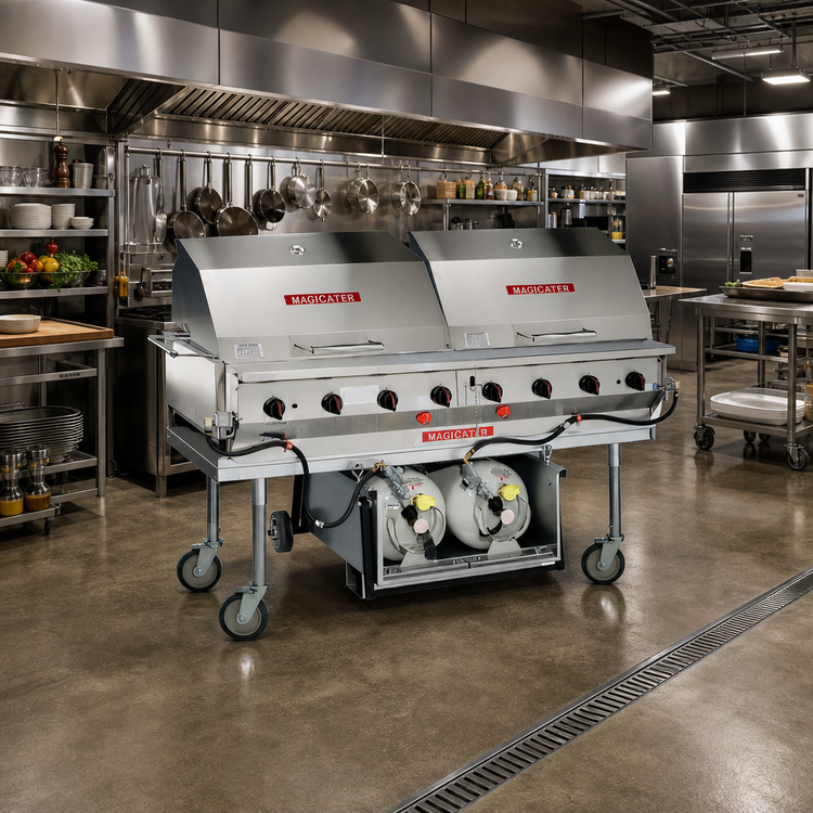 Product image #2 for Magicater LPAGA-60T-LP 60-Inch Portable Liquid Propane Outdoor Charbroiler