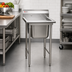 Thumbnail image #2 for Eagle Group 1-Compartment 304 Stainless Steel Sink with 9-1/2