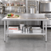 Thumbnail image #2 for New Age Aluminum Undershelf for 60-Inch x 24-Inch Work Table
