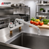 Thumbnail image #2 for Eagle Group Deck-Mount Manual Faucet with 12-Inch Swing Spout, 4-Inch Centers, Low-Lead