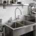 Thumbnail image #2 for OptiFlow Heavy Duty Splash-Mounted Gooseneck Faucet, 8