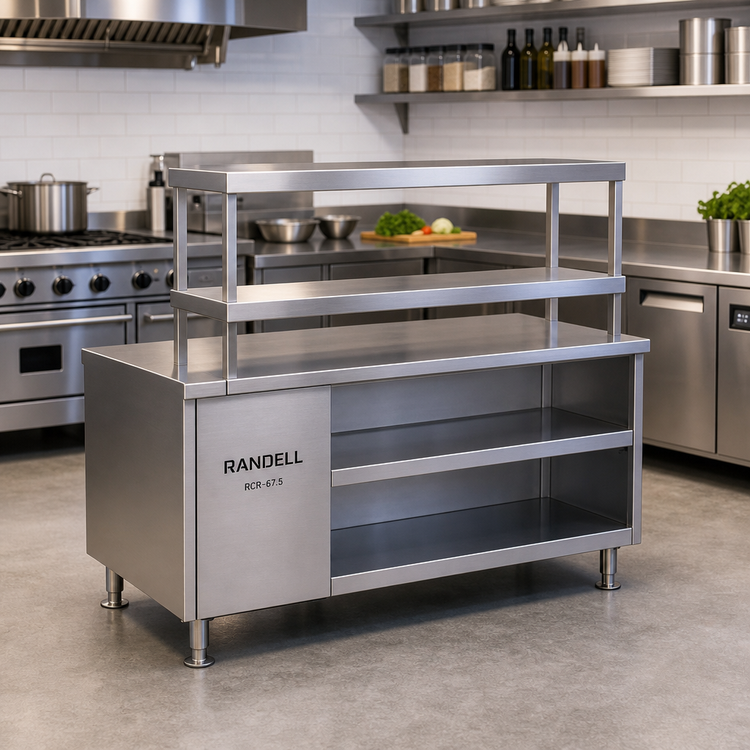 Product image #2 for Randell RCR-67.5 Modular Chef Service Counter - Right Section, 67.5 Inches Wide, No Breaker Panel