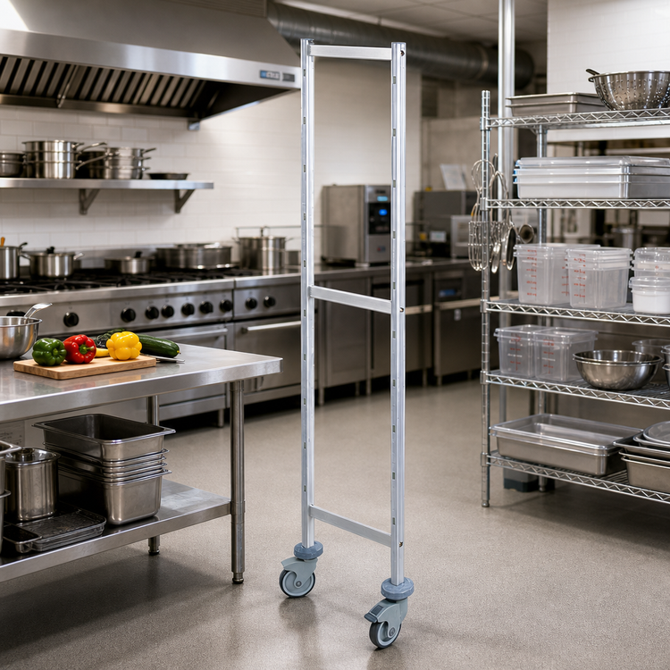 Product image #2 for Fermostock 71-Inch Mobile Shelving Upright, 14-Inch Deep