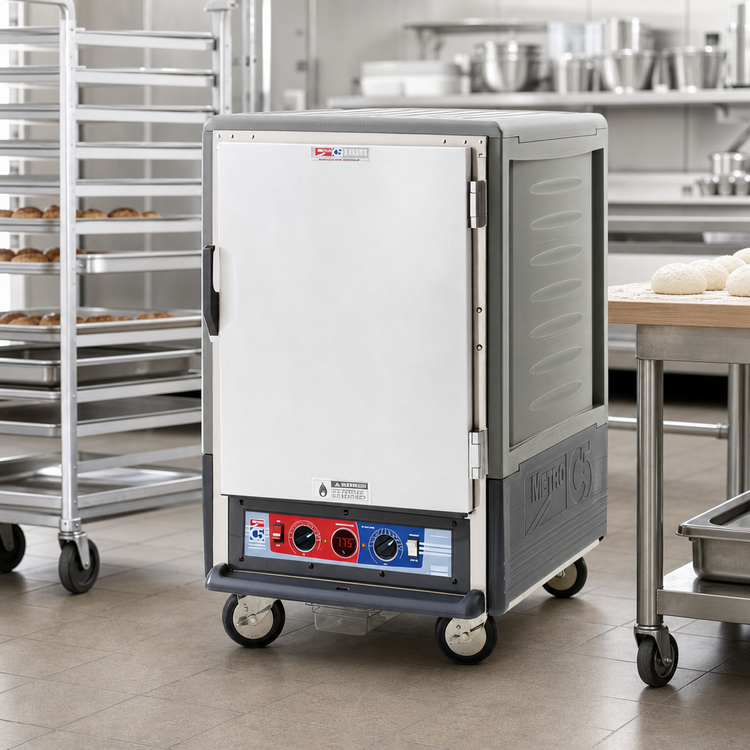 Product image #2 for Metro C5 3 Series Half Height Heated Holding and Proofing Cabinet with Gray Insulation Armour, Solid Door