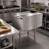 Thumbnail image #2 for John Boos Double 42-Inch Speed Rail Locking Cover, 18/300 Stainless Steel